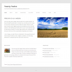 The Twenty Twelve front page template