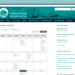 The calendar layout on NW Seaport