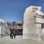 The 20 foot tall marble statue of Martin Luther King